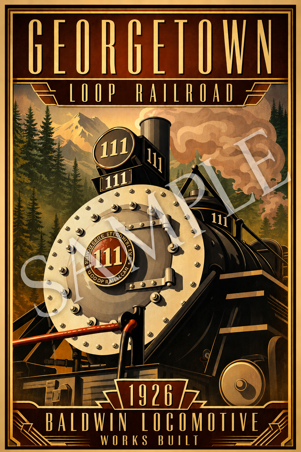 Georgetown Loop Railroad Locomotive #111