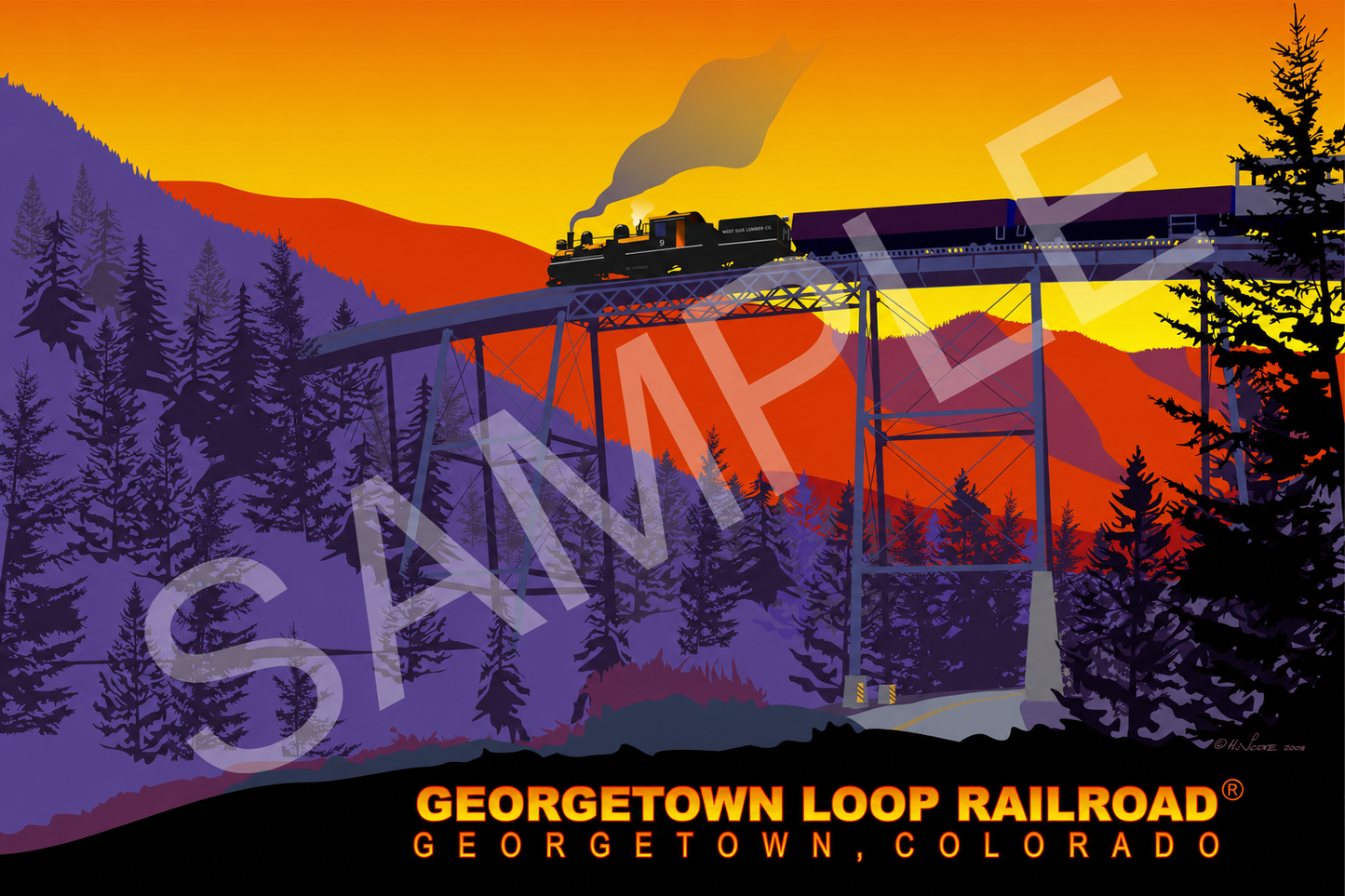 Georgetown Loop Railroad Devi's Gate High Bridge