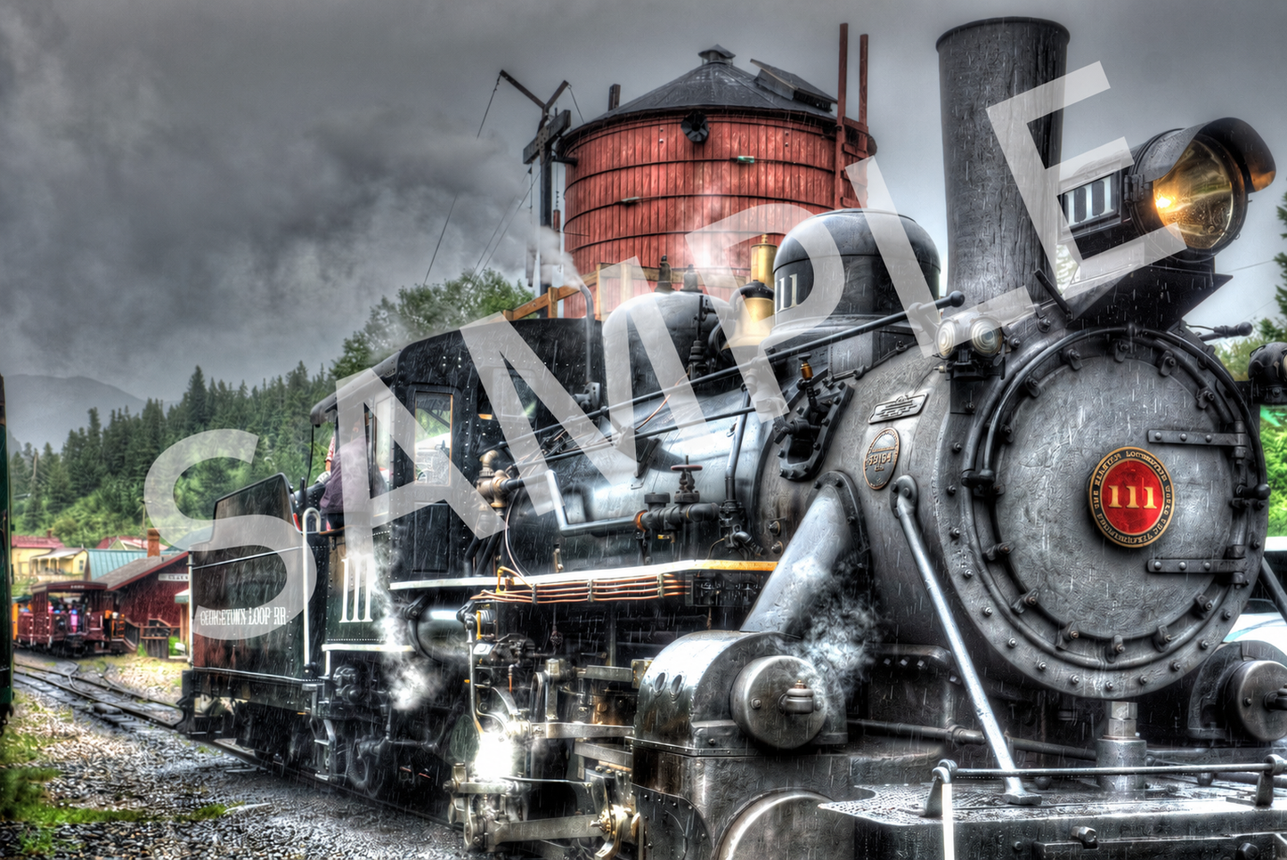 Silver Plume Depot Locomotive #111